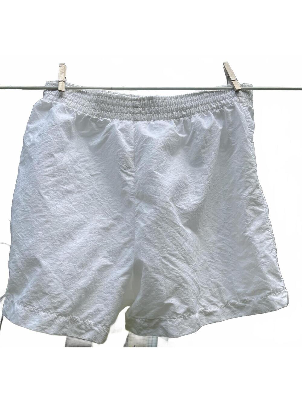 Vintage Nylon 80/90s Windbreaker White Shorts Pacific Connections M